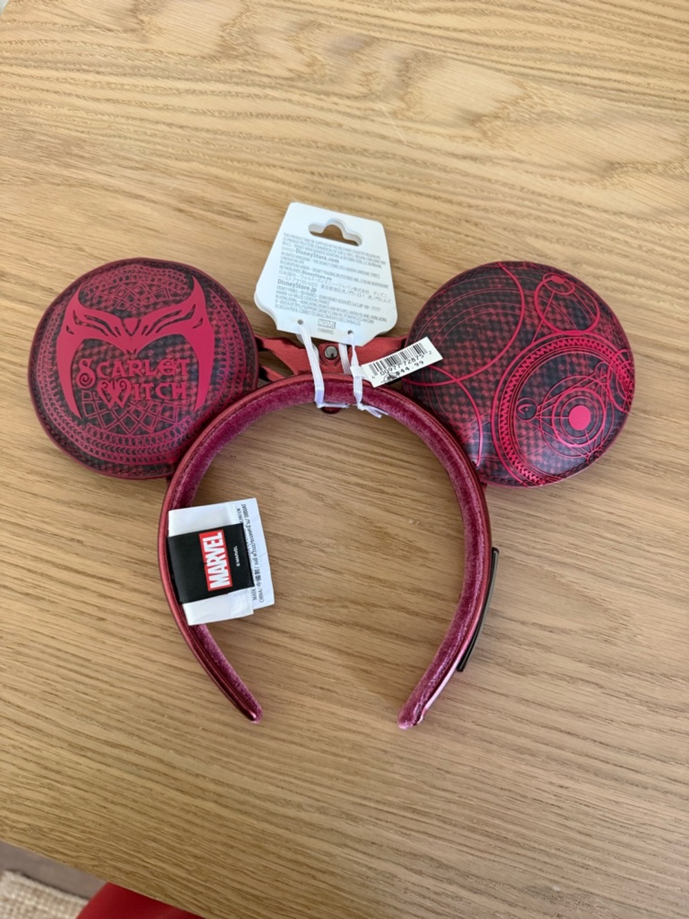 Disney Parks Marvel Scarlet Witch Loungefly Mickey Mouse Ear Headband - Picture 9 of 9